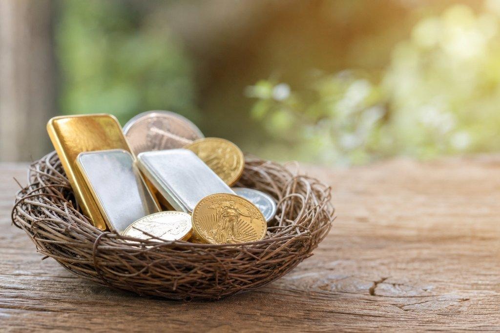 Gold bullion and retirement documents